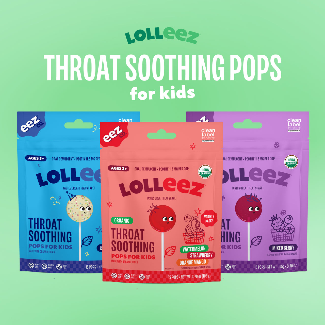 Kids Sore Throat Lolleez Bundle