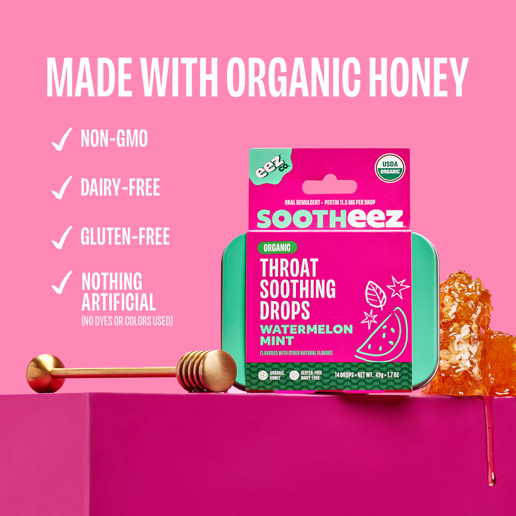 Sore Throat Lozenges Cough Drops Sootheez