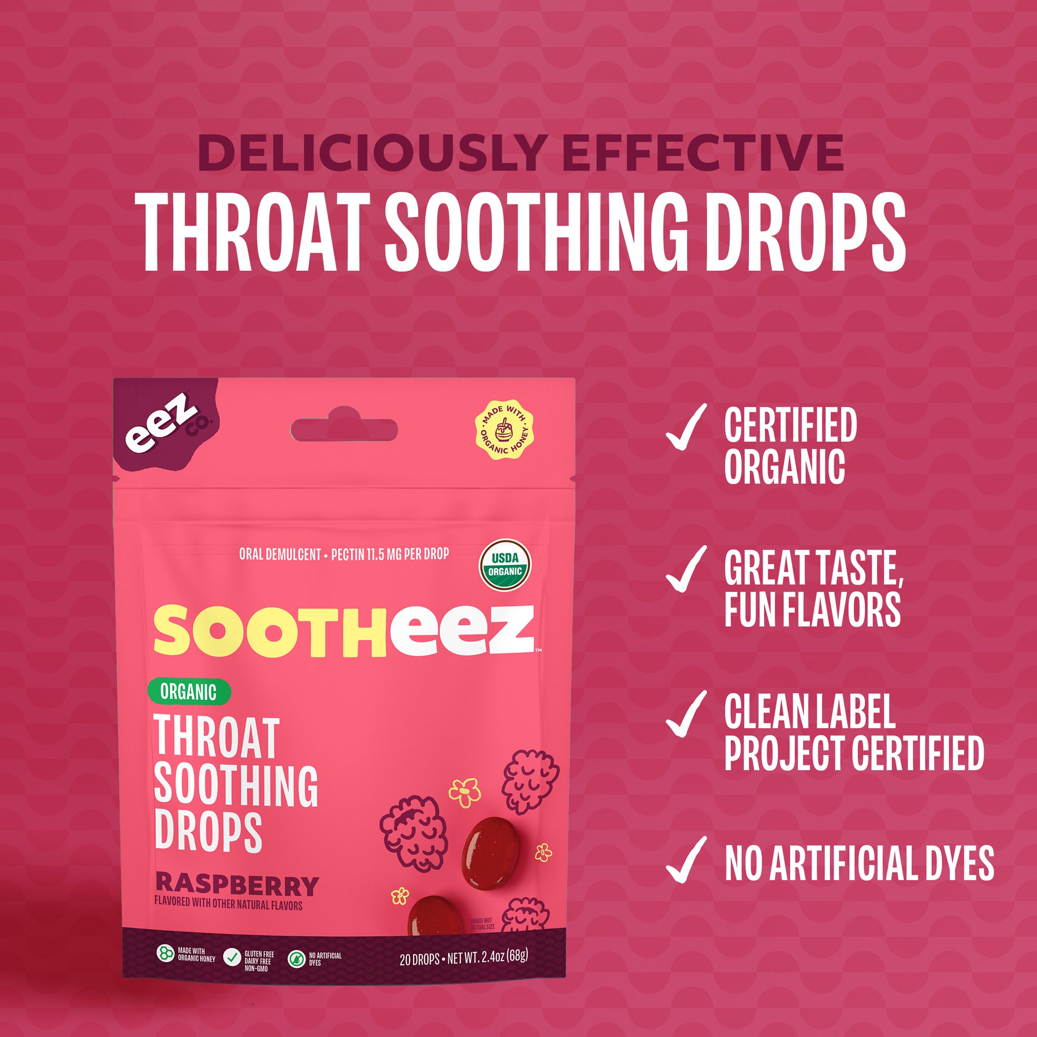 Sore Throat Lozenges Cough Drops Sootheez