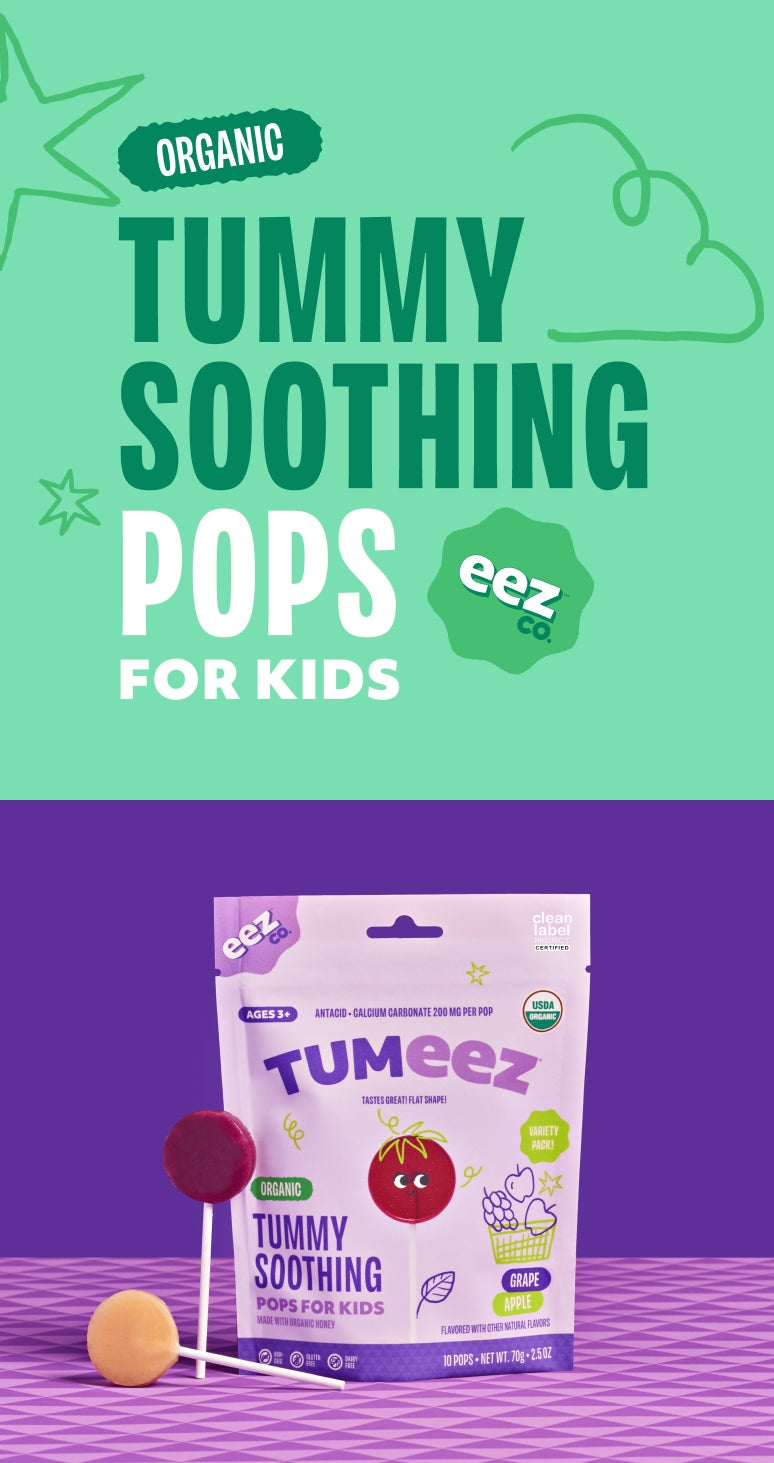 Organic Tummy Soothing Pops for Kids